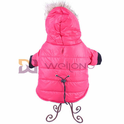 O Wadding agarra o vestuário de abertura de enchimento do cão de Hood Pet Clothing Hoodie Polyester da pele