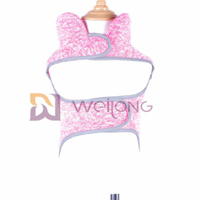 Velcro que abre o revestimento cor-de-rosa Heather Dog Sweatshirt do revestimento do animal de estimação do velo