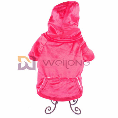 Revestimento macio e morno de Autumn Shiny Velour Pet Hoodie de BSCI do Natal do cão do revestimento