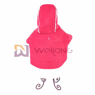 ISO9001 imitam o revestimento de couro de Autumn Raw Edge Warm Dog do revestimento do animal de estimação do Hoodie