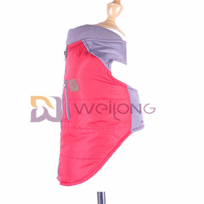 Revestimento do animal de estimação da abertura de Velcro do bolso do zíper do falso para o outono/inverno do cão