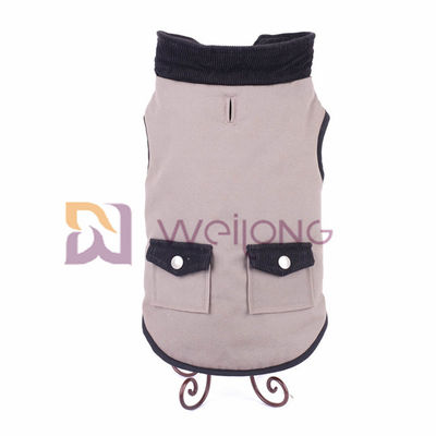 Bolso 100% de prata verdadeiro do botão da manta de gama alta do revestimento do cão da lona do algodão XS S M L XL