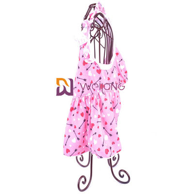 Saia feita sob encomenda poli respirável do cachorrinho do jérsei 180G da boa saia do animal de estimação da cópia de Digitas da curva da elasticidade