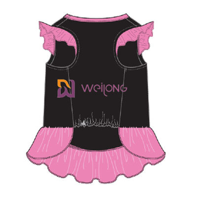 Personalização BSCI do vestido do animal de estimação da saia da coroa da cópia do brilho/animal de estimação de WMT saia