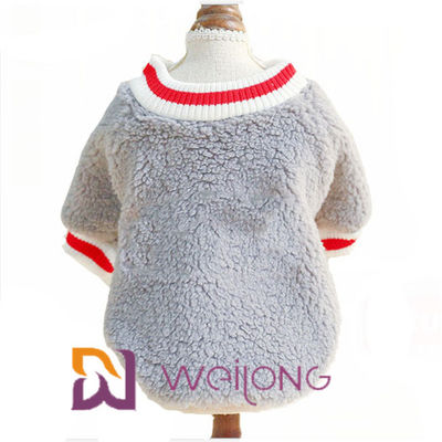 A camisa de Rib Knit Short Sleeve Pet T mantém a camisa macia morna de Sherpa T para o cão