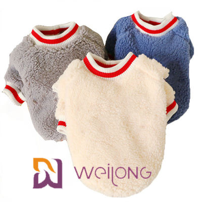 A camisa de Rib Knit Short Sleeve Pet T mantém a camisa macia morna de Sherpa T para o cão