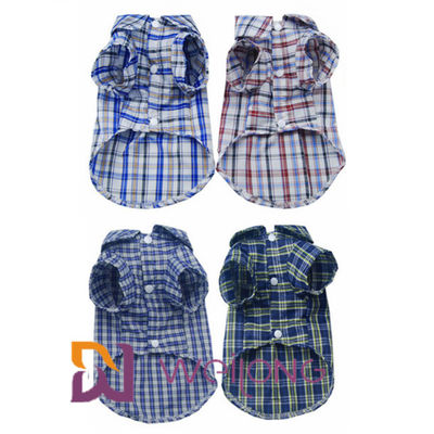 O animal de estimação veste camisas do cão da manta do algodão para os cães médios ISO9001