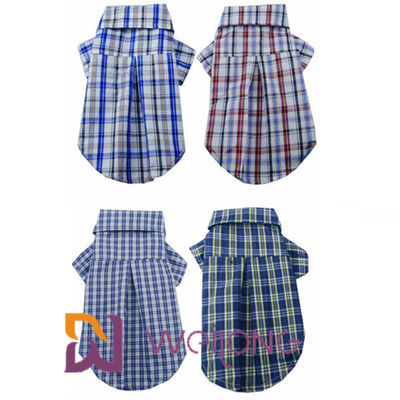 O animal de estimação veste camisas do cão da manta do algodão para os cães médios ISO9001