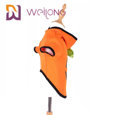 Hoodie Cat Dog Clothes do cão de Autumn Embroidery Face Halloween Pumpkin
