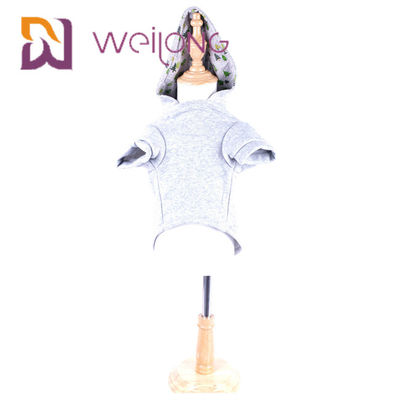 Camiseta Sleeved curto de E Cat Dog Fleece Hoodie Cotton