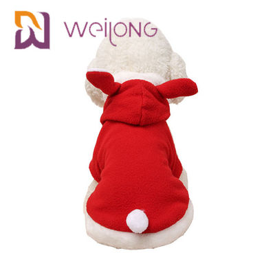 Velo polar do Hoodie 100% do animal de estimação de Bunny Costume Halloween Cosplay Rabbit da Páscoa para Cat Dog