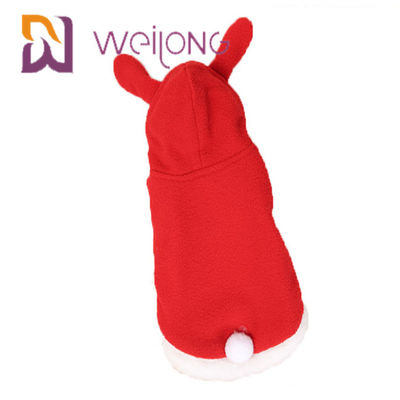 Velo polar do Hoodie 100% do animal de estimação de Bunny Costume Halloween Cosplay Rabbit da Páscoa para Cat Dog