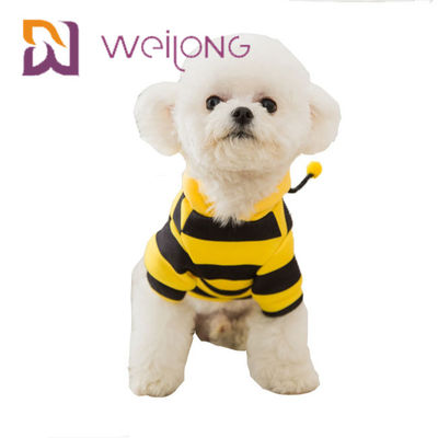 Roupa engraçada do Hoodie do cão do traje da abelha da tira da roupa do animal de estimação de Florea dos Apis
