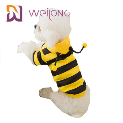 Roupa engraçada do Hoodie do cão do traje da abelha da tira da roupa do animal de estimação de Florea dos Apis