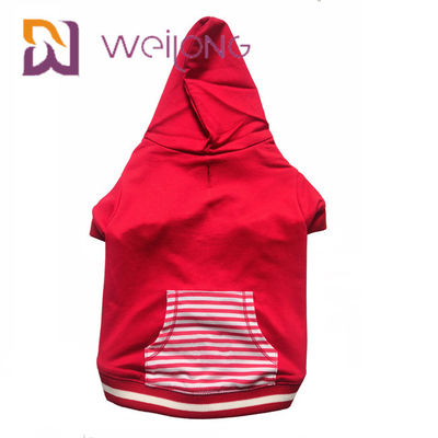Hoodie personalizado CVC do Natal do cão de estimação da casa de impressão das cores para o outono/inverno