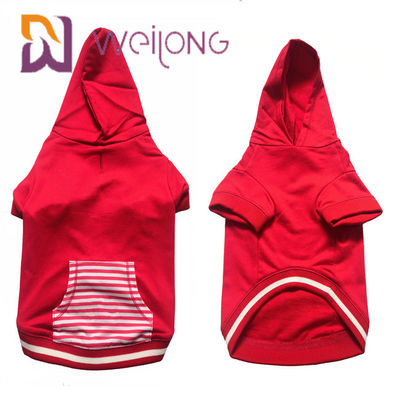 Hoodie personalizado CVC do Natal do cão de estimação da casa de impressão das cores para o outono/inverno