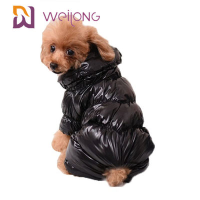 Pijamas impermeáveis coloridos do cão da tela da pérola para cães pequenos dos grandes cães
