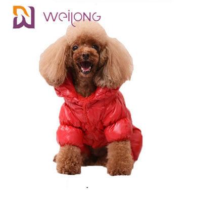 Pijamas impermeáveis coloridos do cão da tela da pérola para cães pequenos dos grandes cães