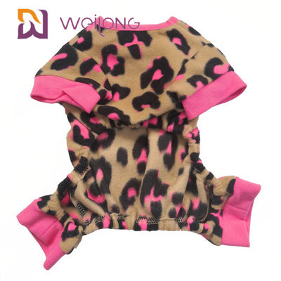 Pijamas bonitos do cão do calor customizável da roupa do animal de estimação dos pijamas do animal de estimação da curva do teste padrão