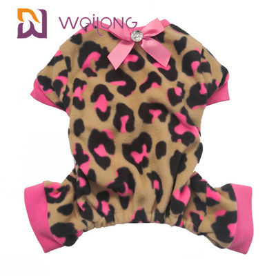 Pijamas bonitos do cão do calor customizável da roupa do animal de estimação dos pijamas do animal de estimação da curva do teste padrão