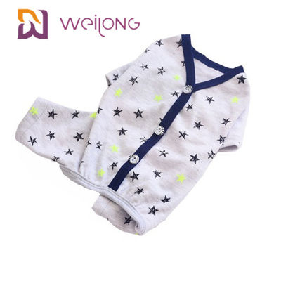 Forro do jérsei do algodão do pijama do animal de estimação da mola/do casaco de lã do teste padrão personalização do verão