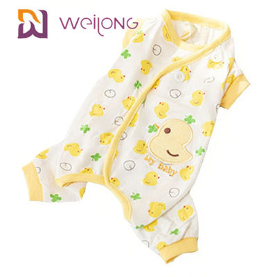 Pijamas Onesie BSCI/WMT/ISO9001 do cão do Xl do verão da personalização da cópia de Digitas