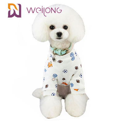 T-shirt completo de Cat Pet Holiday Pajamas Printed do cão da personalização de Kweilong