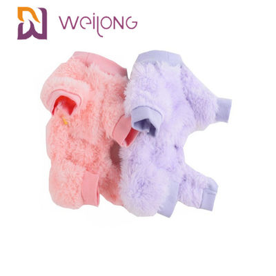 Pijamas bonitos respiráveis do cão de Cat Pet Pajama Poly Soft Sherpa do cão