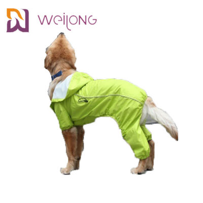 Do cão completo da personalização da capa de chuva do animal de estimação da listra da segurança capa de chuva reflexiva