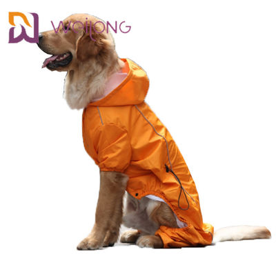 Do cão completo da personalização da capa de chuva do animal de estimação da listra da segurança capa de chuva reflexiva