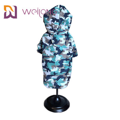 Fato-macaco impermeável Mesh Lining do cão de estimação da camuflagem da abertura de Velcro