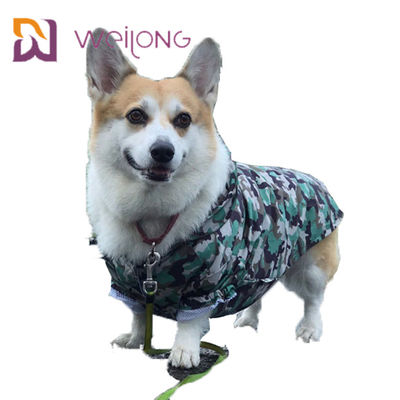 Fato-macaco impermeável Mesh Lining do cão de estimação da camuflagem da abertura de Velcro