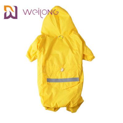 Revestimentos de pouco peso de couro MESH Lining Windproof da capa de chuva do cão amarelo do plutônio
