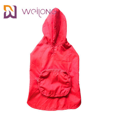 Saco Mesh Lining Xl Dog Raincoat da capa de chuva do animal de estimação da abertura de Velcro