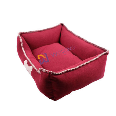 Cama de aquecimento do animal de estimação do gato/auto dos cães com não para deslizar o comprimento inferior de 45-65cm