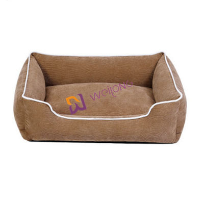 Sofá-cama ortopédico de aquecimento do cão do algodão dos PP da cama do animal de estimação do auto da proteção ambiental do veludo de algodão