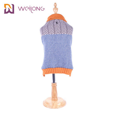 A camiseta clássica Jumper Coat Warm Pet Winter do animal de estimação da malha do cabo veste equipamentos para gatos dos cães