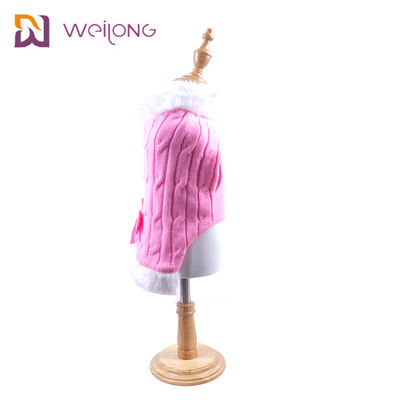 O inverno morno feito malha pescoço do animal de estimação da camiseta da roupa do animal de estimação da tartaruga veste equipamentos para gatos dos cães