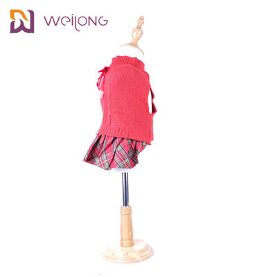 A camiseta tingida fio do cão da manta fez malha o fato da camiseta do vestido do cão de lãs