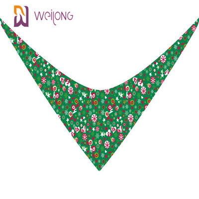 Ajuste ajustável da forma original durável superior do Bandana do Natal do cão da tela