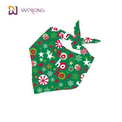 Ajuste ajustável da forma original durável superior do Bandana do Natal do cão da tela