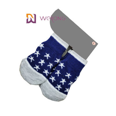O Spandex Cat Dog Socks To Prevent do algodão de KaiWeiLong que lambe as patas listra o tipo