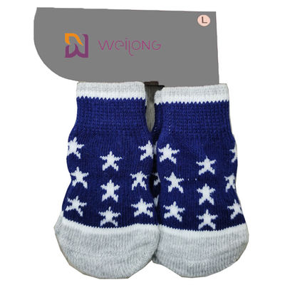 O Spandex Cat Dog Socks To Prevent do algodão de KaiWeiLong que lambe as patas listra o tipo