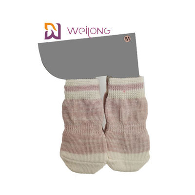 Testes padrões de confecção de malhas da peúga interna do cão de Paw Protection Dog Traction Socks